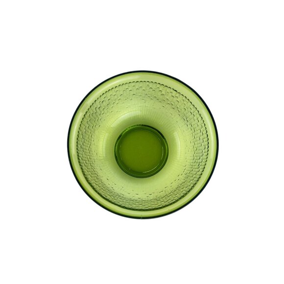 Bartlett Collins Old Hickory Green Glass Mixing Bowl Small Size Textured Vintage - Picture 9 of 16